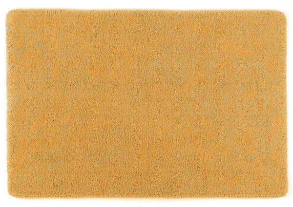 Badteppich/Badezimmerteppich Square in Gold von Rhomtuft, luxuriöser Teppich für ein elegantes Bad.