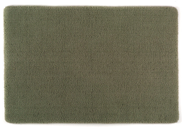 Rhomtuft Square Badteppich/Badezimmerteppich in Olive: Moderner Teppich für Ihr Badezimmer.