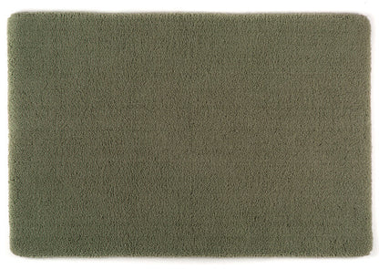 Rhomtuft Square Badteppich/Badezimmerteppich in Olive: Moderner Teppich für Ihr Badezimmer.