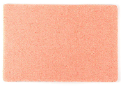 Badteppich/Badezimmerteppich Square in Peach von Rhomtuft, sanfte Farben für ein harmonisches Bad.