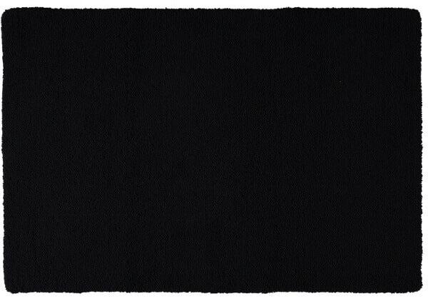Badteppich/Badezimmerteppich Square in Schwarz von Rhomtuft, moderner Teppich für ein stilvolles Bad.