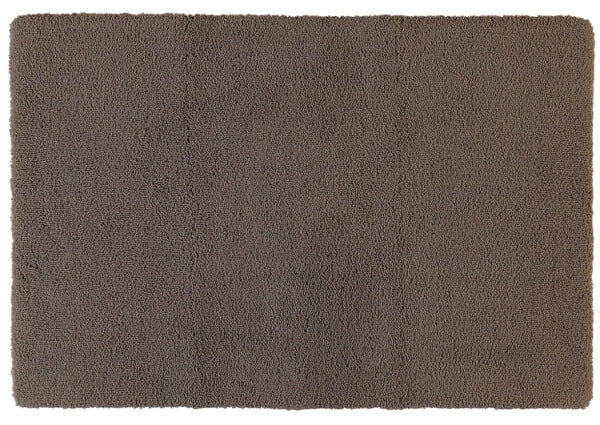 Badteppich/Badezimmerteppich Square in Taupe von Rhomtuft, moderner Teppich für ein stilvolles Bad.