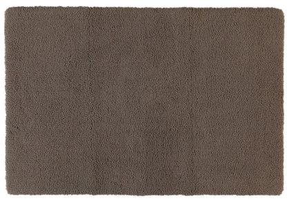 Badteppich/Badezimmerteppich Square in Taupe von Rhomtuft, moderner Teppich für ein stilvolles Bad.