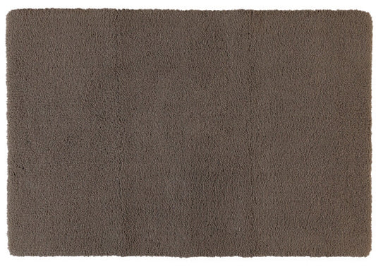 Badteppich/Badezimmerteppich Square in Taupe von Rhomtuft, moderner Teppich für ein stilvolles Bad.