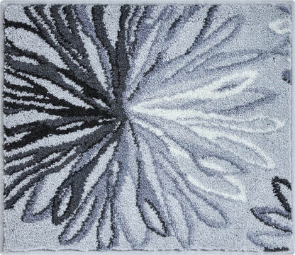 Grund Art Badteppich/Badezimmervorleger, Anthrazit/Dunkelgrau/Grau, 50x60cm: Moderner Teppich für Ihr Badezimmer.
