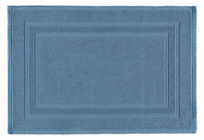 Badteppich Gala in erfrischendem Aqua, pflegeleichter Badvorleger für ein belebendes Badezimmerambiente.