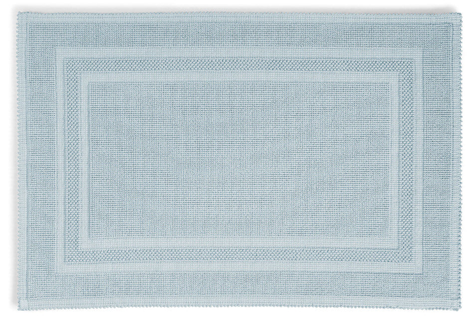 Badteppich/Badvorleger pflegeleicht Gala in Aquamarin, frische Farben für ein belebendes Bad.