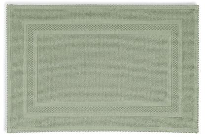 Badteppich/Badvorleger pflegeleicht Gala in Jade, frische Farben für ein belebendes Bad.