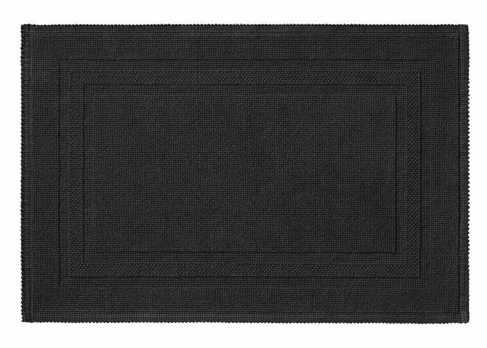 Badteppich "Gala Schwarz" von Rhomtuft: Stilvolle Akzente setzen – dieser Badteppich von Rhomtuft in edlem Schwarz ist ein echter Hingucker.