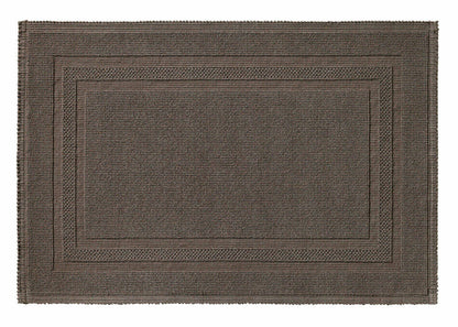 Badteppich Gala in elegantem Taupe, pflegeleicht und stilvoll für ein harmonisches Bad.