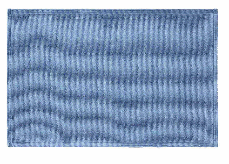 Badteppich/Duschvorleger Plain in erfrischendem Aqua, belebender und passender Vorleger für jedes Bad.