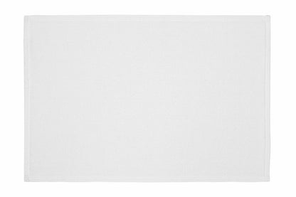Badteppich/Duschvorleger Plain in strahlendem Weiß, schlichter und vielseitiger Vorleger für jedes Badezimmerdesign.
