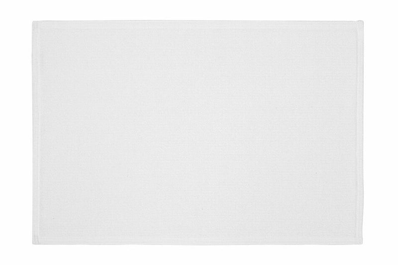 Badteppich Plain – 60 x 90 cm / weiß