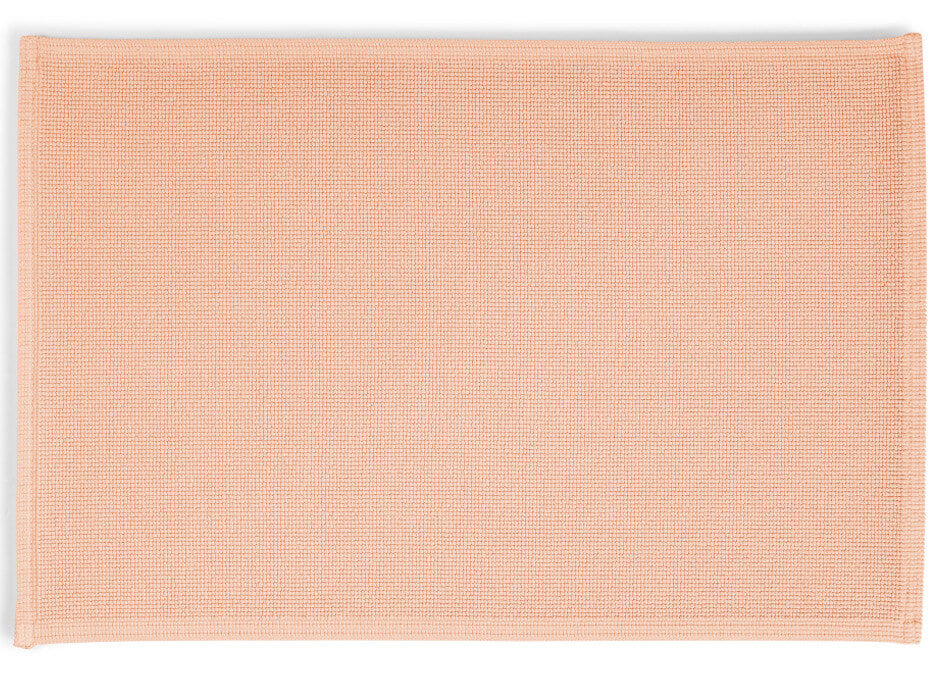 Badteppich/Duschvorleger/Vorleger Plain in Peach, sanfte Farben für ein harmonisches Bad.