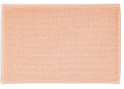 Badteppich/Duschvorleger/Vorleger Plain in Peach, sanfte Farben für ein harmonisches Bad.