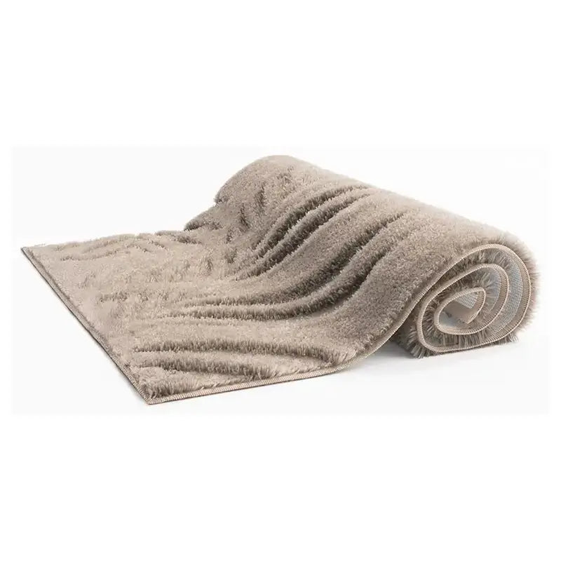 Badvorleger Hochflor weich FERYA – Palmenmuster