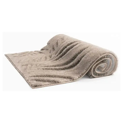 Badvorleger Hochflor weich FERYA – Palmenmuster