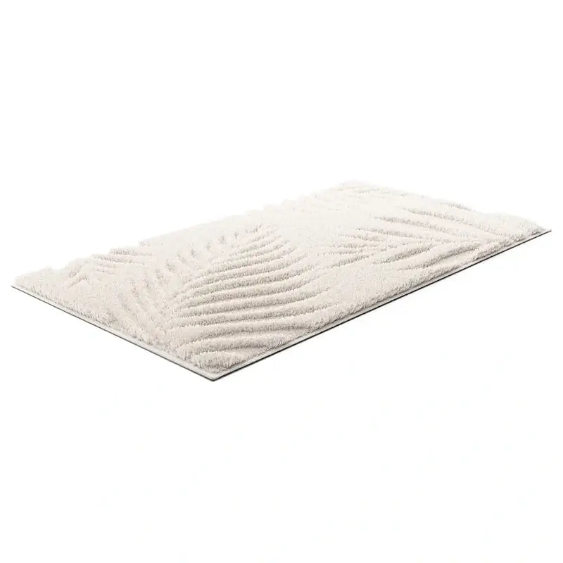 Badvorleger Hochflor weich FERYA – Palmenmuster