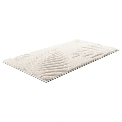 Badvorleger Hochflor weich FERYA – Palmenmuster
