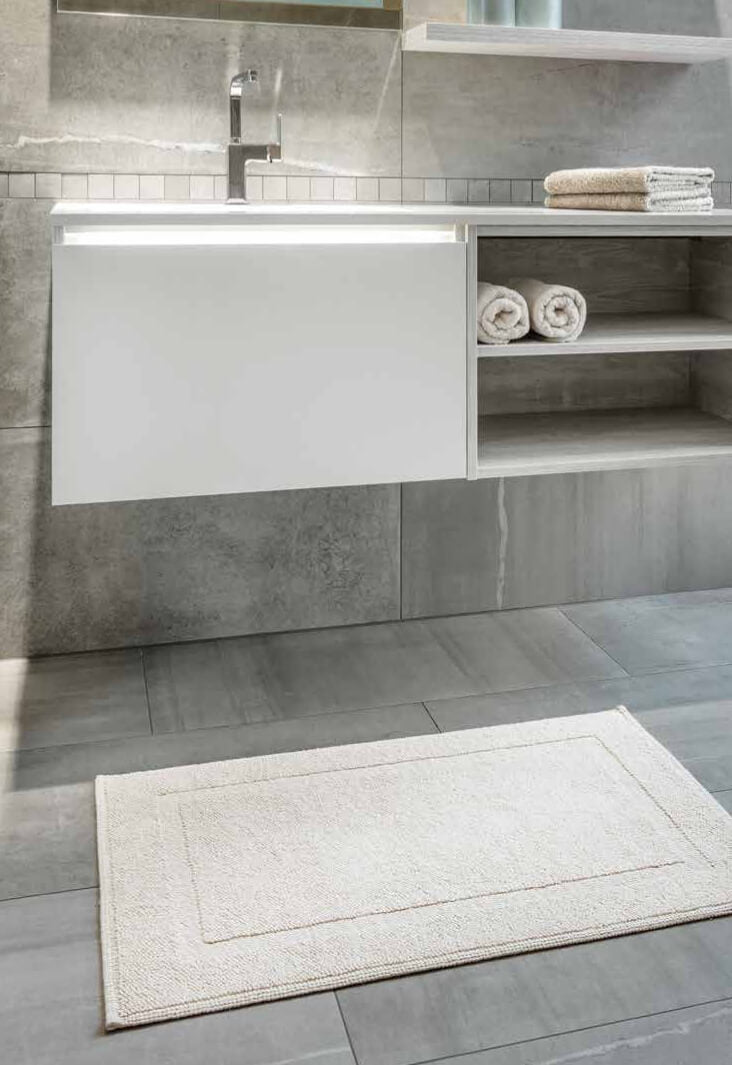 Rhomtuft Pearl Badvorleger/Badezimmermatte: Stilvolle Matte für Ihr Badezimmer.