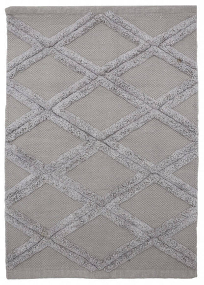 Baumwoll-Badvorleger Serene in Granit-Optik, Luin Living.