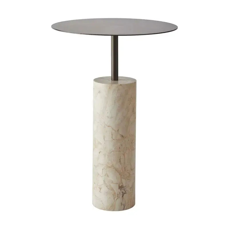 Beistelltisch Naturstein & Metall – Blake