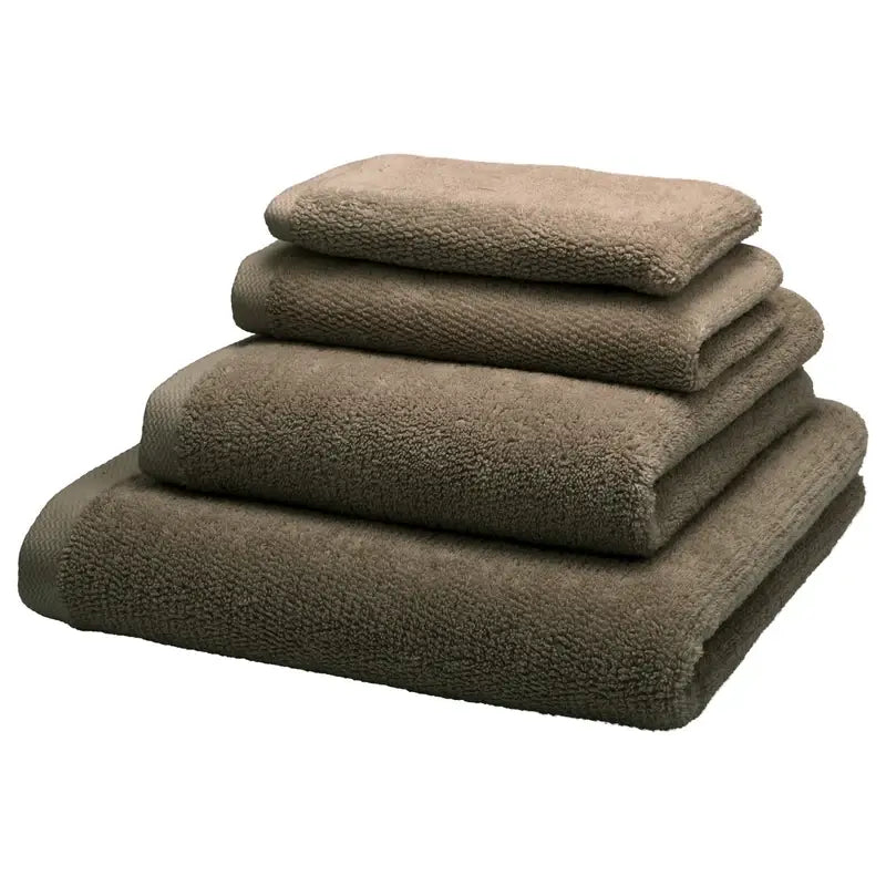 Bio Frottee Handtücher Athena – GOTS-Baumwolle – 6er Set Gästetuch 30 x 50 cm / bronze