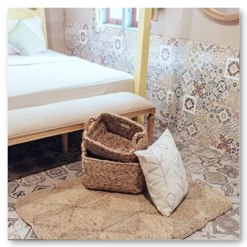 Boho Wohnen mit handgefertigten Wohnaccessoires von Soeji – natürliche Materialien und warmer Wohnstil bei Dawelba.