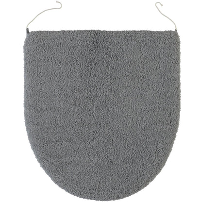 Rhomtuft Square Aspect Deckelbezug in Kiesel: Passender Bezug für Ihren Toilettendeckel.