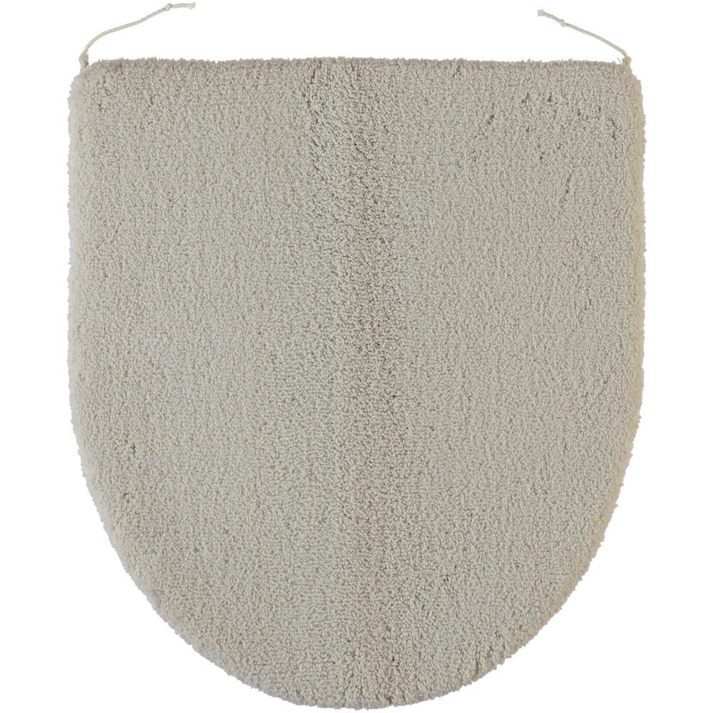 Rhomtuft Square Aspect Deckelbezug in Stone: Passender Bezug für Ihren Toilettendeckel.