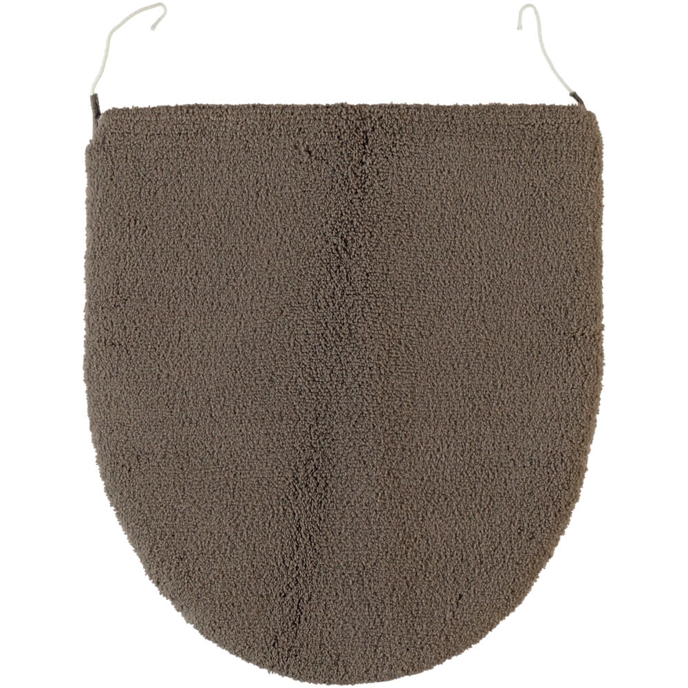 Rhomtuft Square Aspect Deckelbezug in Taupe: Passender Bezug für Ihren Toilettendeckel.