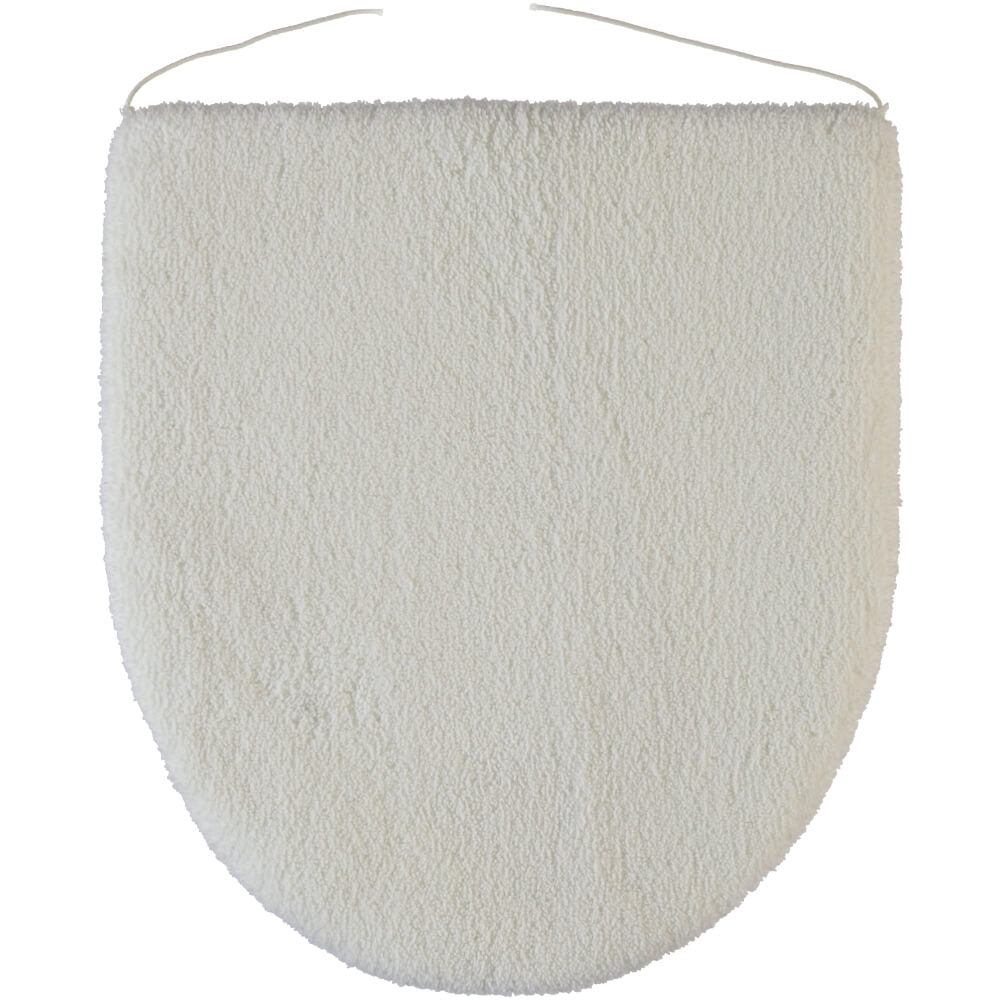 Rhomtuft Square Aspect Deckelbezug in Weiß: Passender Bezug für Ihren Toilettendeckel.