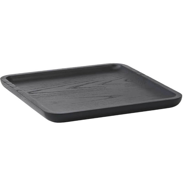 Holz Dekotablett schwarz Cole