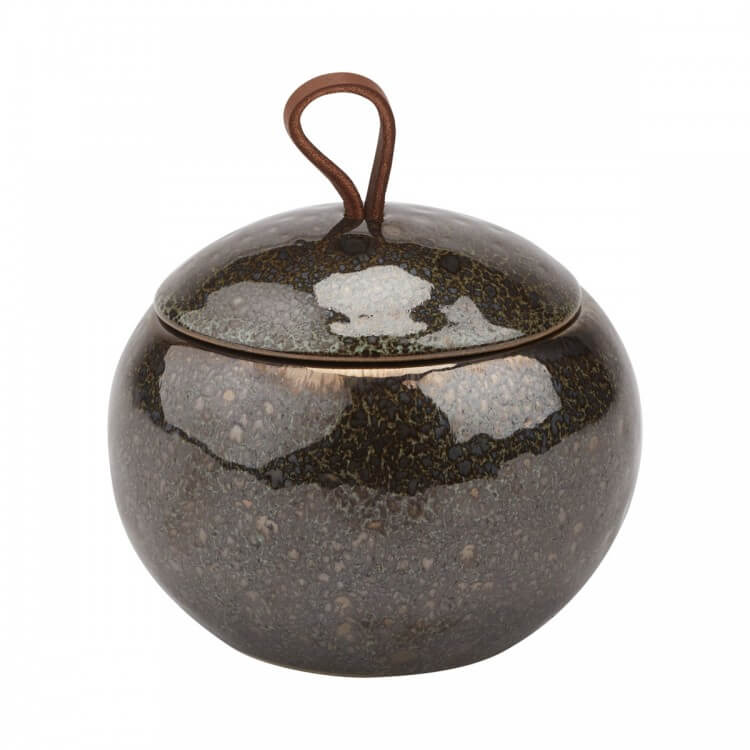 Aquanova Ugo Kosmetikdose mit Deckel in Vintage Bronze: Dose mit Vintage-Charme für Ihr Bad.