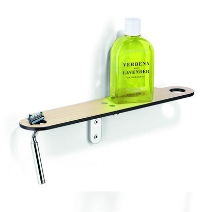 Duschregal Holzoptik/Duschablage Slimbord modern Giese (30961), stilvolle Aufbewahrung für die Dusche.