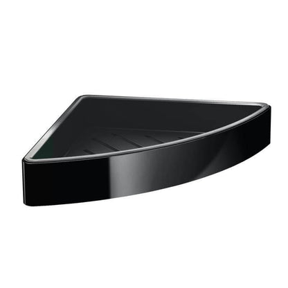 Eck-Duschablage Loft von Emco in Schwarz, Eckduschkorb: Elegante Ordnung in der Duschecke – diese Eck-Duschablage von Emco in Schwarz ist ein stilvolles Accessoire.