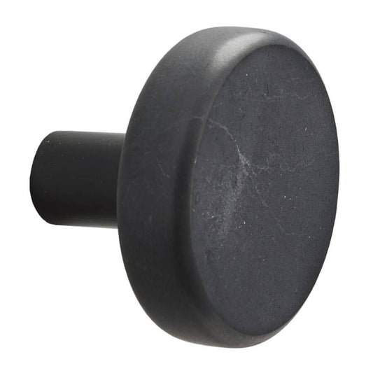 Aquanova Nero Marmor-Handtuchhaken, Schwarz: Design-Haken für moderne Badezimmer.