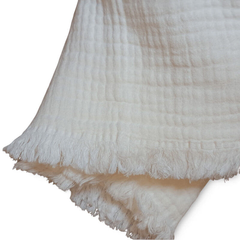 Farnsen Handtuch weich und saugfähig in Offwhite – Grimaud von Passion for Linen