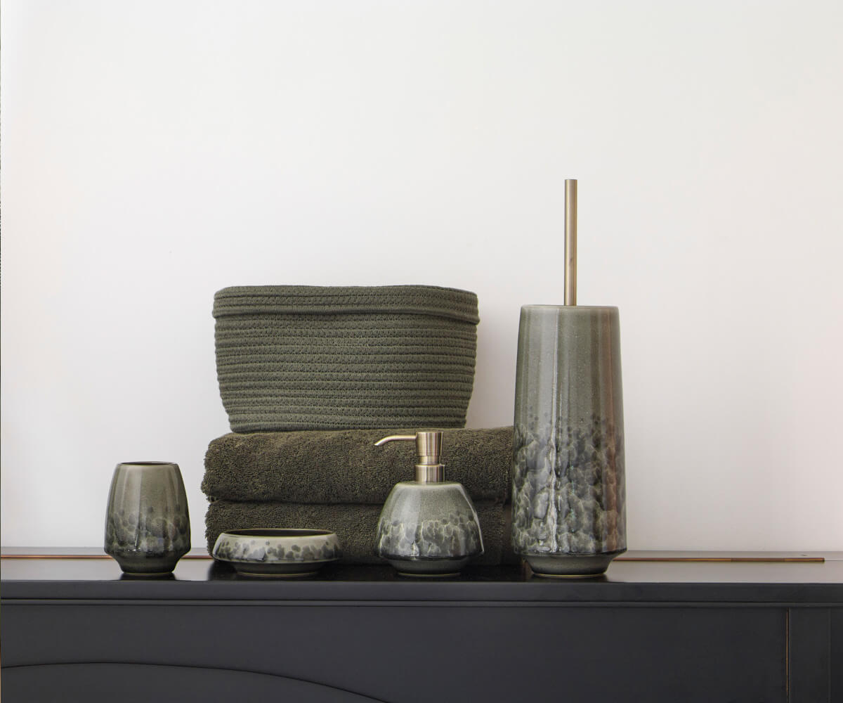 Figo Badaccessoires in Grün – Stilvolle und moderne Badezimmeraccessoires in angesagtem Grün für ein frisches und elegantes Badezimmerdesign