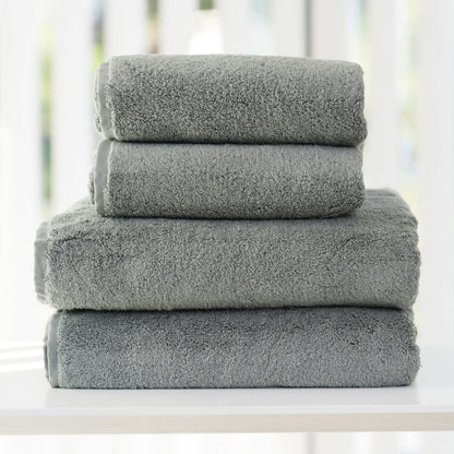 SPA Flauschige Handtücher, Baumwolle, Öko-Tex, Dunkelgrau/Granit: Weiche Handtücher für Ihr Badezimmer.