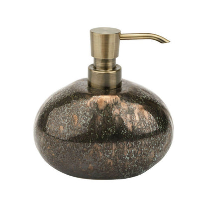 Aquanova Ugo Flüssigseifenspender in Vintage Bronze: Stilvoller Spender für ein edles Badezimmer.