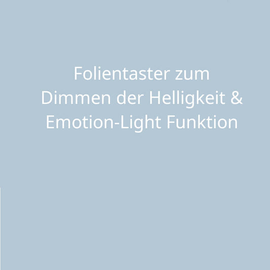 Zubehör für Badspiegel – Folientaster, dimmbar, Warmweiß und Kaltweiß.
