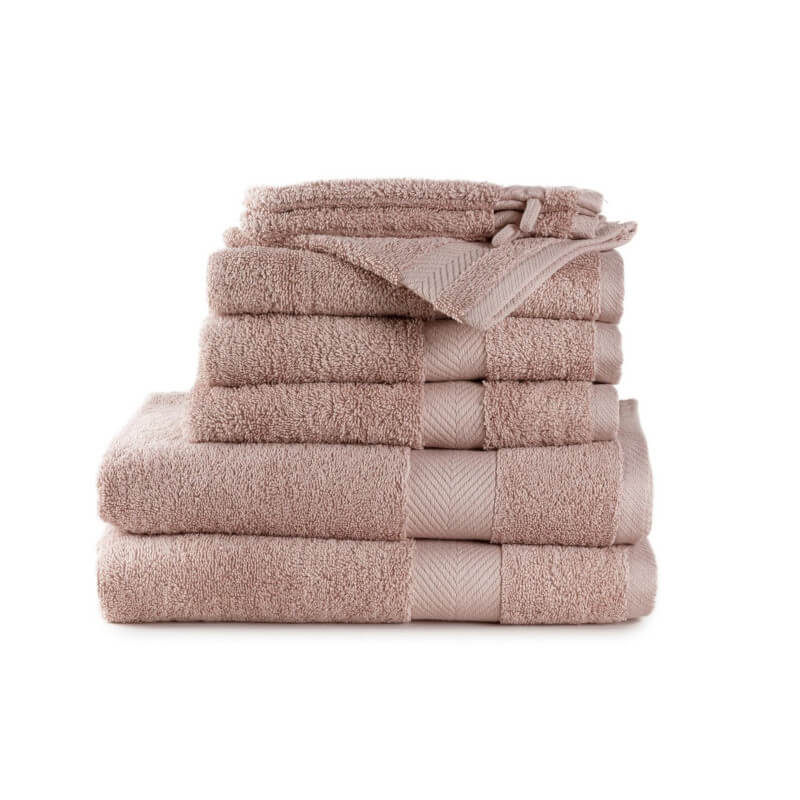 Frottee-Handtücher Royal in Altrosa Misty Pink – aus Baumwolle in Hotelqualität