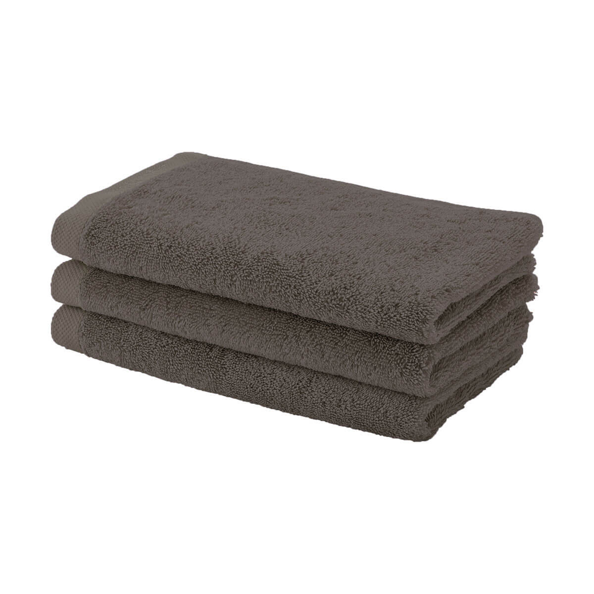 Gästehandtuch-Set London in Ash von Aquanova aus weicher Baumwolle – ideal für ein stilvolles Badezimmer und Gäste-WC.