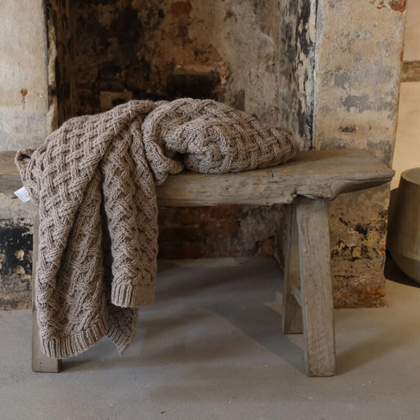 Grob gestrickten Plaid Verbier