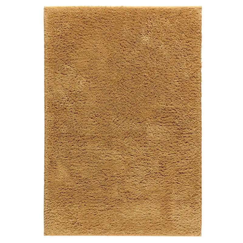 Große Badezimmermatte Havannah Caramel aus weicher Baumwolle mit rutschfester Unterseite für Komfort und Sicherheit im Bad.