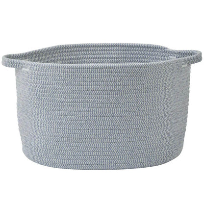 Großer Aufbewahrungskorb mit Griffen in Hellblau: Der moderne Aufbewahrungskorb "Rena Ice" von Aquanova in Hellblau ist ein praktisches und stilvolles Wohnaccessoire.