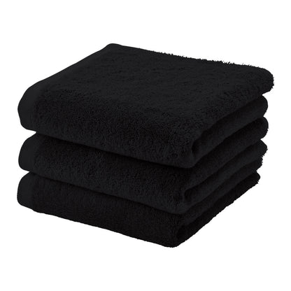 Handtuch/Handtücher Set London von Aquanova in Schwarz, stilvoll und hochwertig für Ihr Bad.