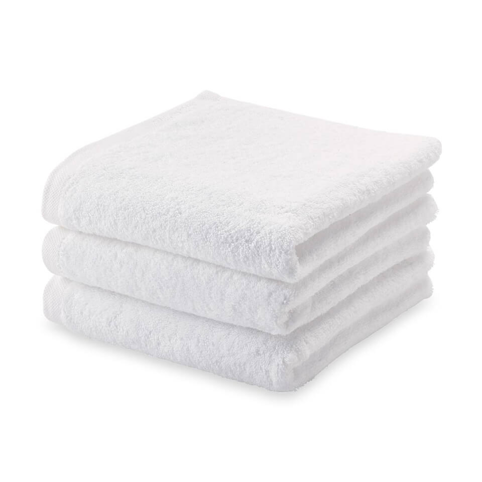 Handtuch-Set London in Weiß von Aquanova, weiche Baumwolle für ein angenehmes Gefühl.