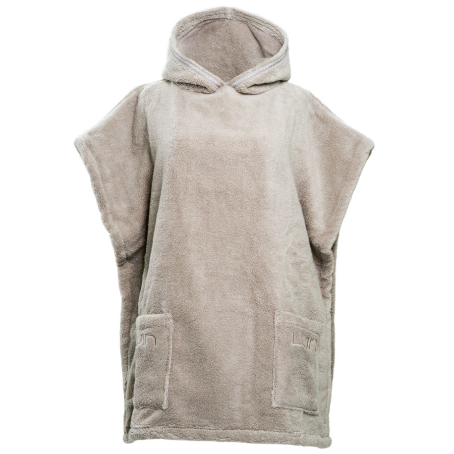 SPA Handtuch-Poncho, weich, saugfähig, Sand: Bequemer Poncho für nach dem Bad.